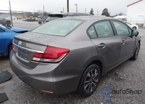 2014 Honda Civic Ex из США, поврежденный, VIN 19XFB2F85EE222450